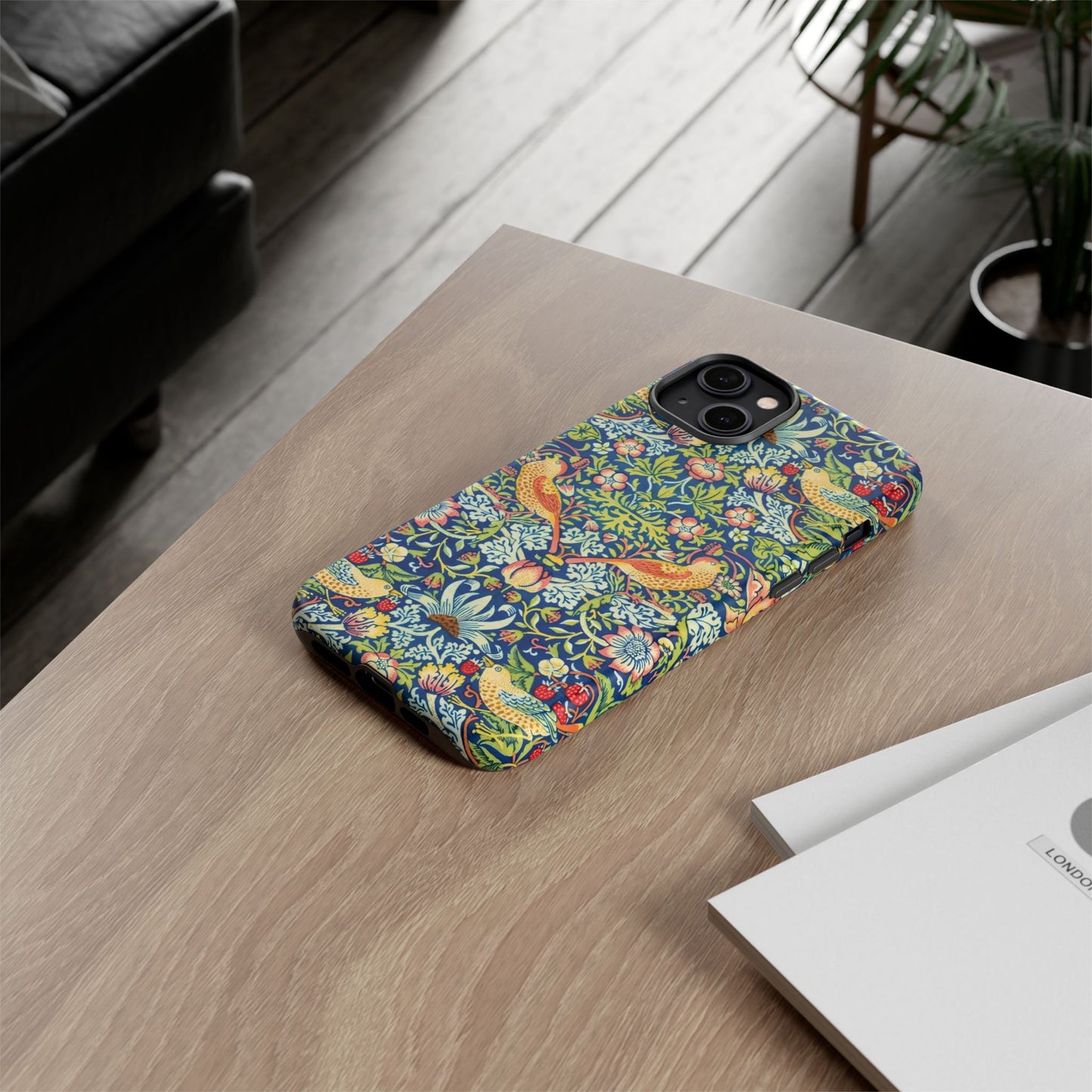 Floral Phone Case | Tough Cases, Stylish Protection, Unique Gift, Eco-Friendly, Floral Pattern, Bird Design