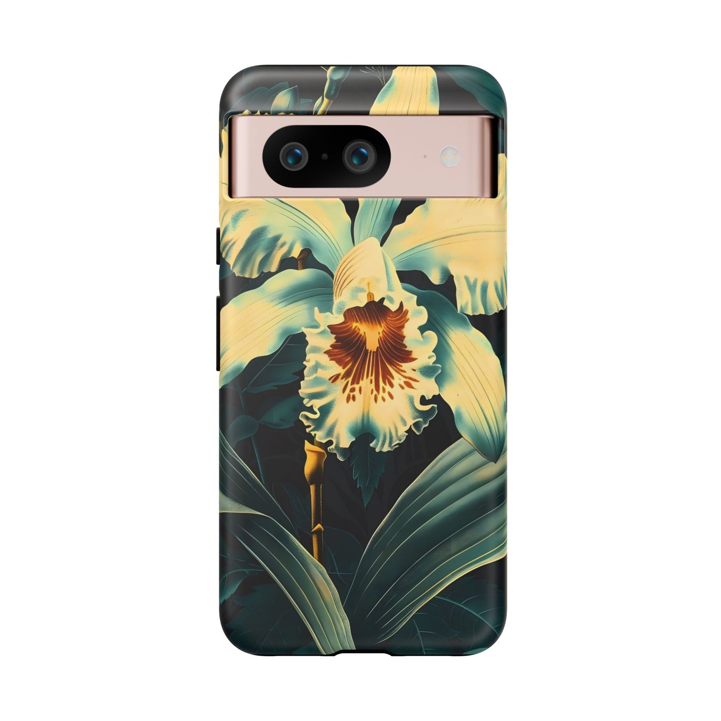 Floral Phone Case - Tough Cases with Orchid Design, Durable Smartphone Cover for Nature Lovers, Floral Gift for Her, Botanical [...]