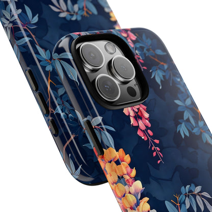 Floral iPhone Case, Tough Phone Cover, Gift for Her, Nature Lover Accessory, Spring Decor, Unique Floral Design