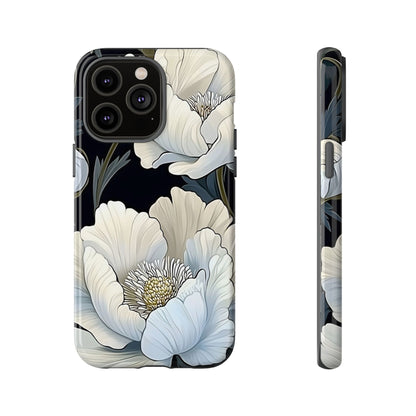 Floral Phone Case, Tough Cases for Women, Stylish Phone Cover, Floral Design Phone Protector, Nature Inspired Tech Accessories