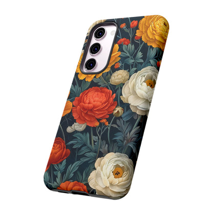 Floral Tough Case for Phones | Durable Floral Phone Cover, Boho Chic, Unique Gift for Her, Phone Protection, Flower Design