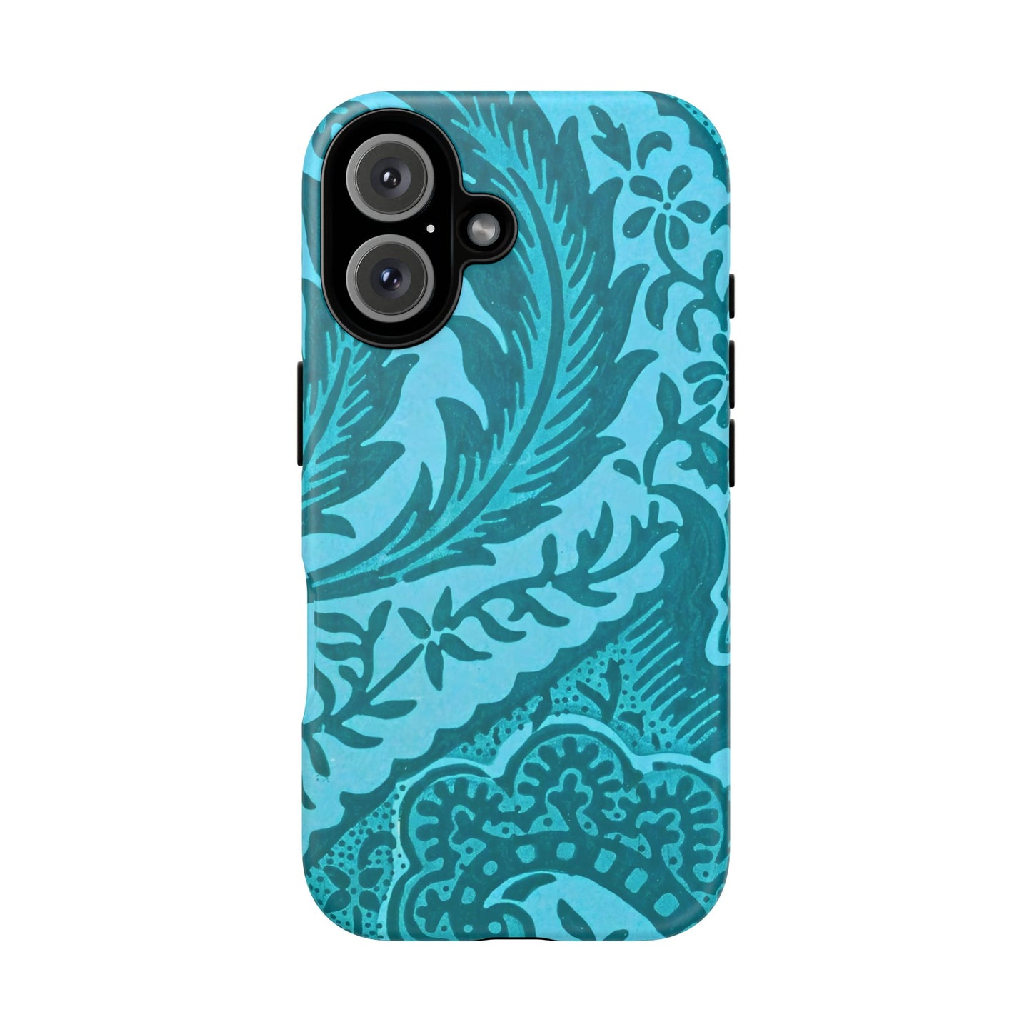 Protective Phone Case with Elegant Teal Design, Tough Cases, Floral Phone Cover, Stylish Smartphone Protection, Gifts for Her, Trendy [...]