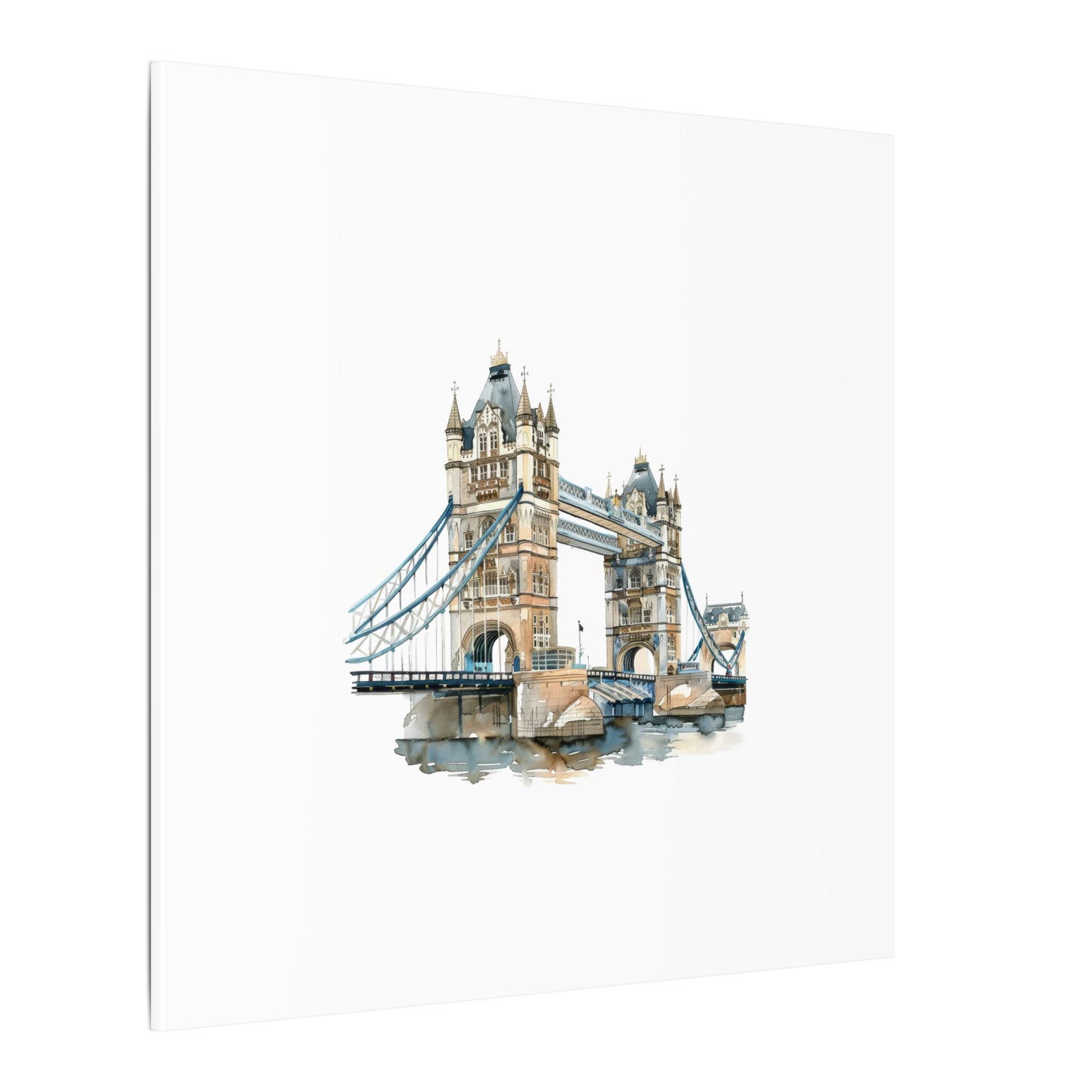 London Bridge Matte Canvas Wall Art, Elegant Home Decor, Unique Gift for Art Lovers, Travel Enthusiast Wall Decor, Modern Aesthetic