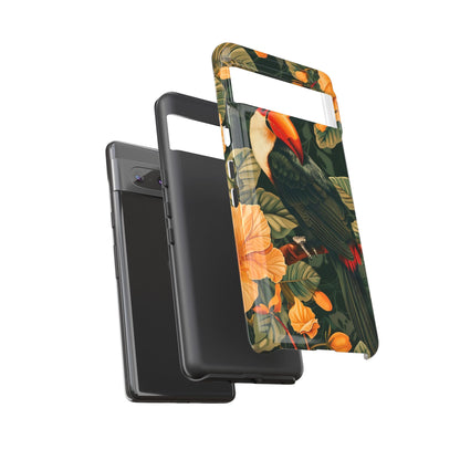 Tropical Toucan Phone Case, Exotic Bird Cover, Nature Lover Gift, Eco-Friendly Design, Customizable Tech Accessory