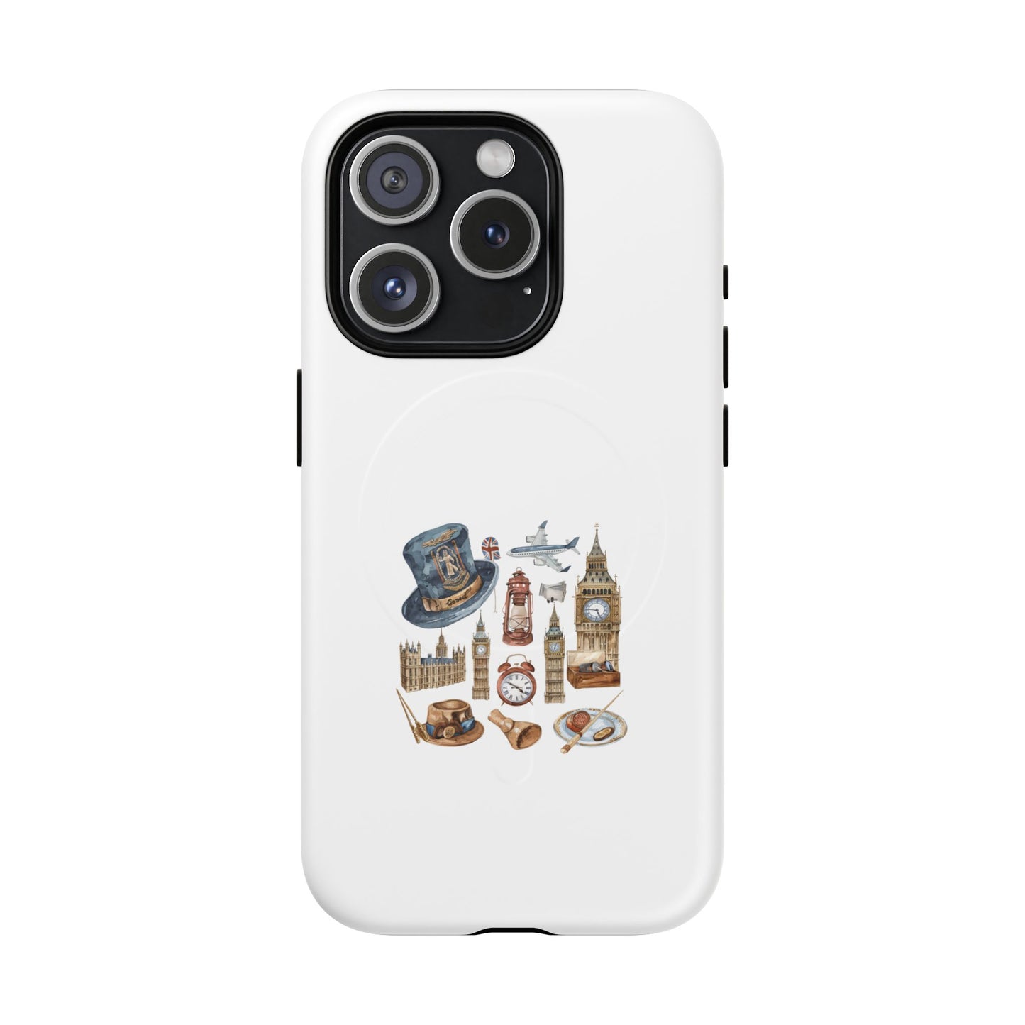 Stylish Tough Magnetic Phone Case Featuring Iconic London Landmarks, Durable Protection, Gift for Travelers, Phone Cover, Customizable [...]