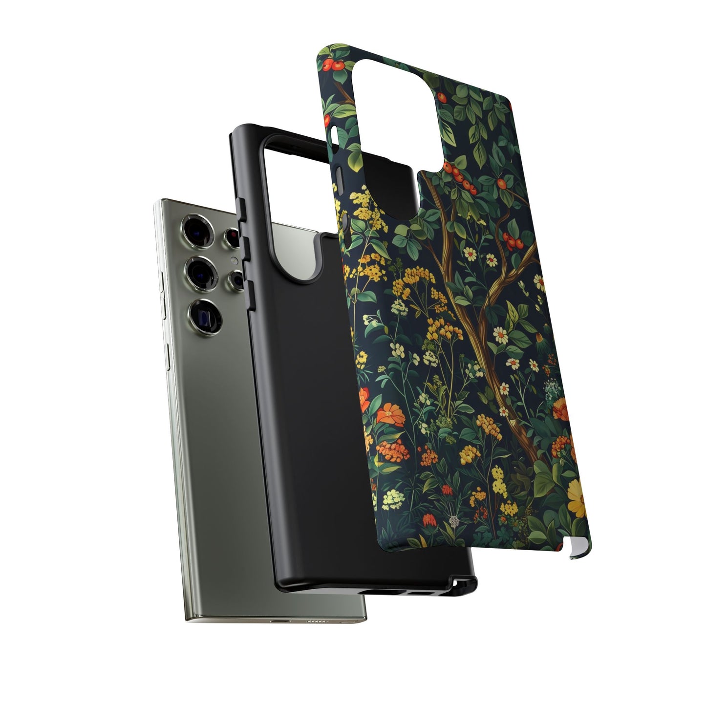 Floral Phone Case - Tough Cases, Colorful Nature Design, Gift for Flower Lovers, Phone Accessory, Unique Cell Phone Cover