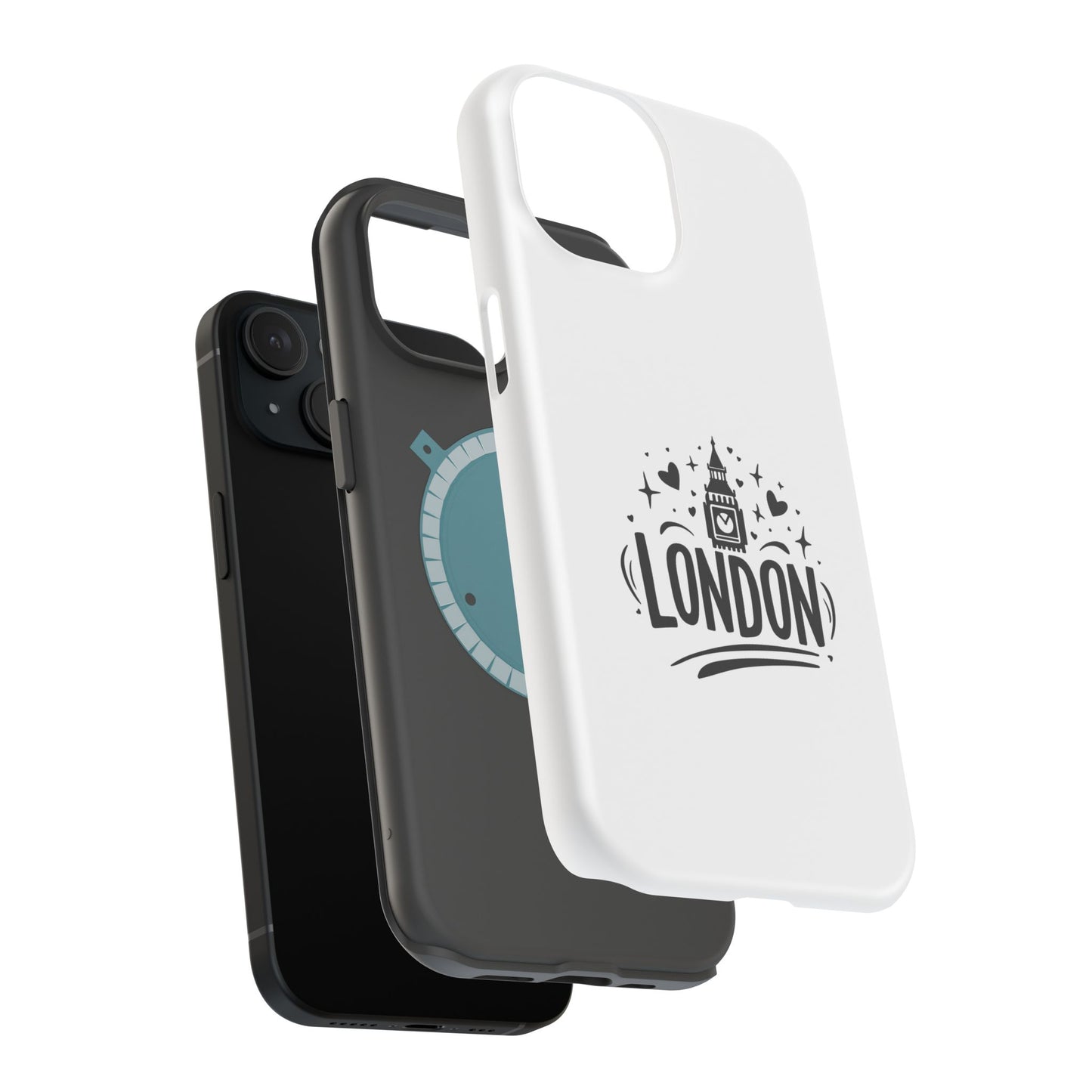 Stylish Magnetic Phone Case with London Design, Travel Gift, Unique Protection, Customizable Accessories, Phone Cover, Modern Tech