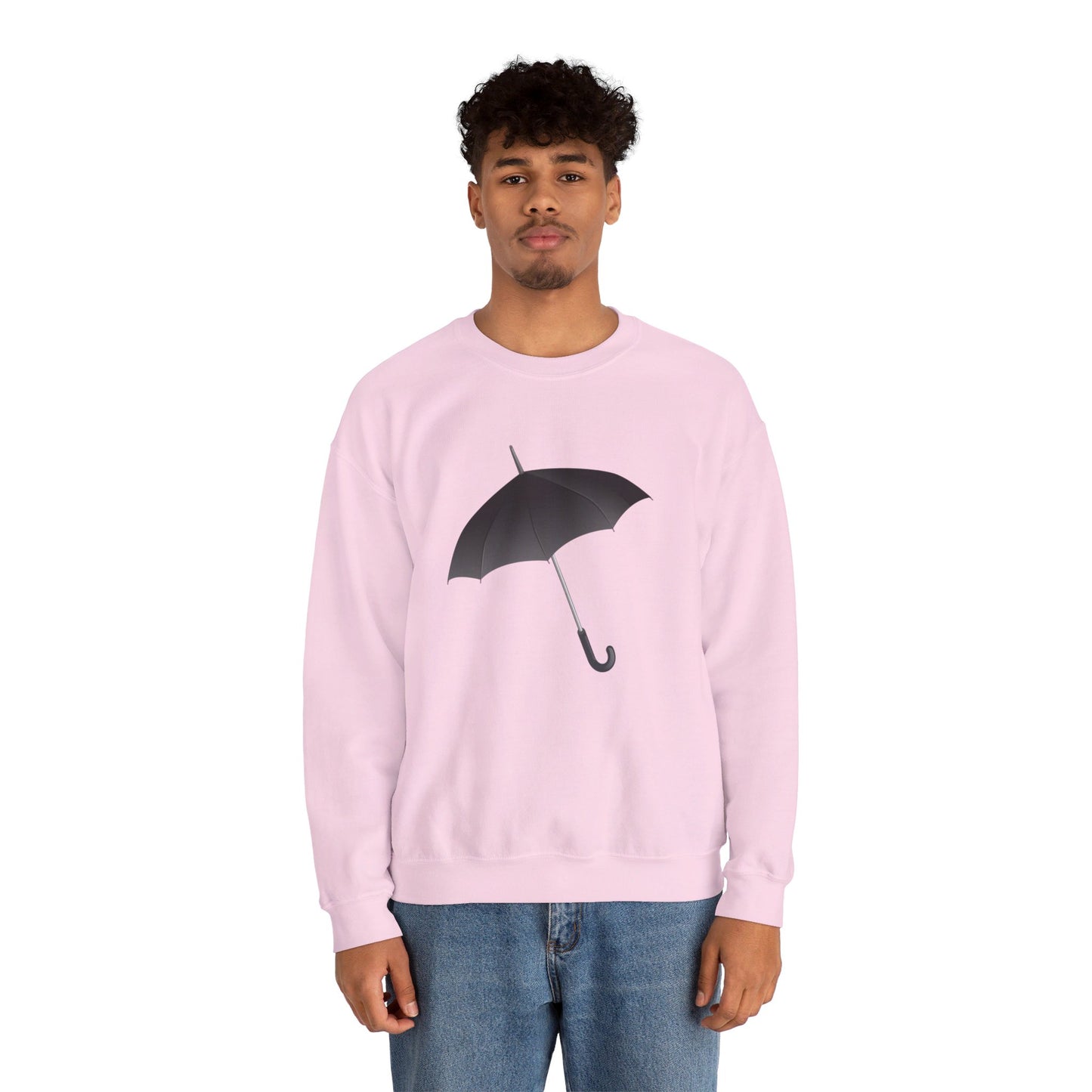 Unisex Heavy Blend™ Crewneck Sweatshirt Adorable - Regal Royal Umbrella
