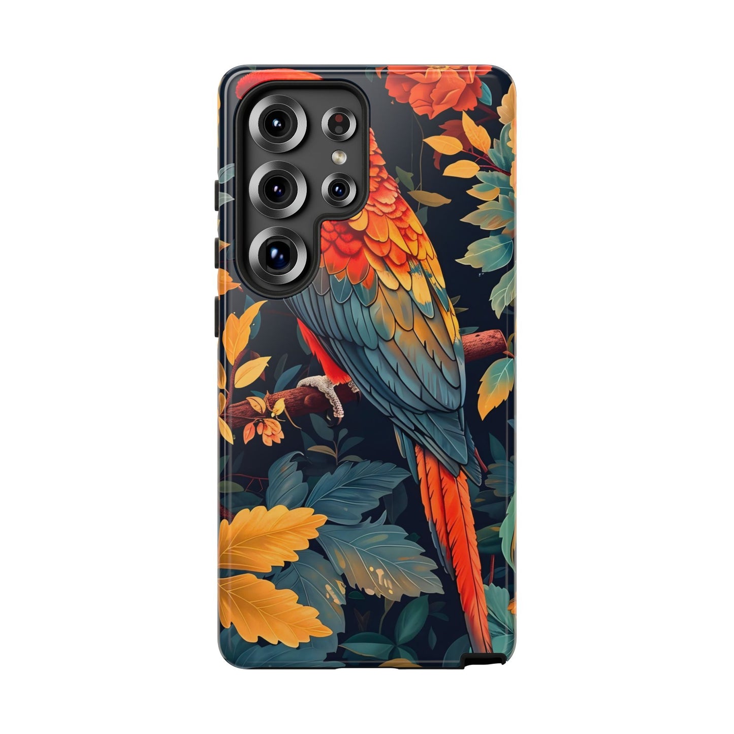 Vibrant Parrot Phone Case - Tough, Stylish, Nature-Inspired, Tropical, Wildlife, Perfect Gift, Summer Vibes