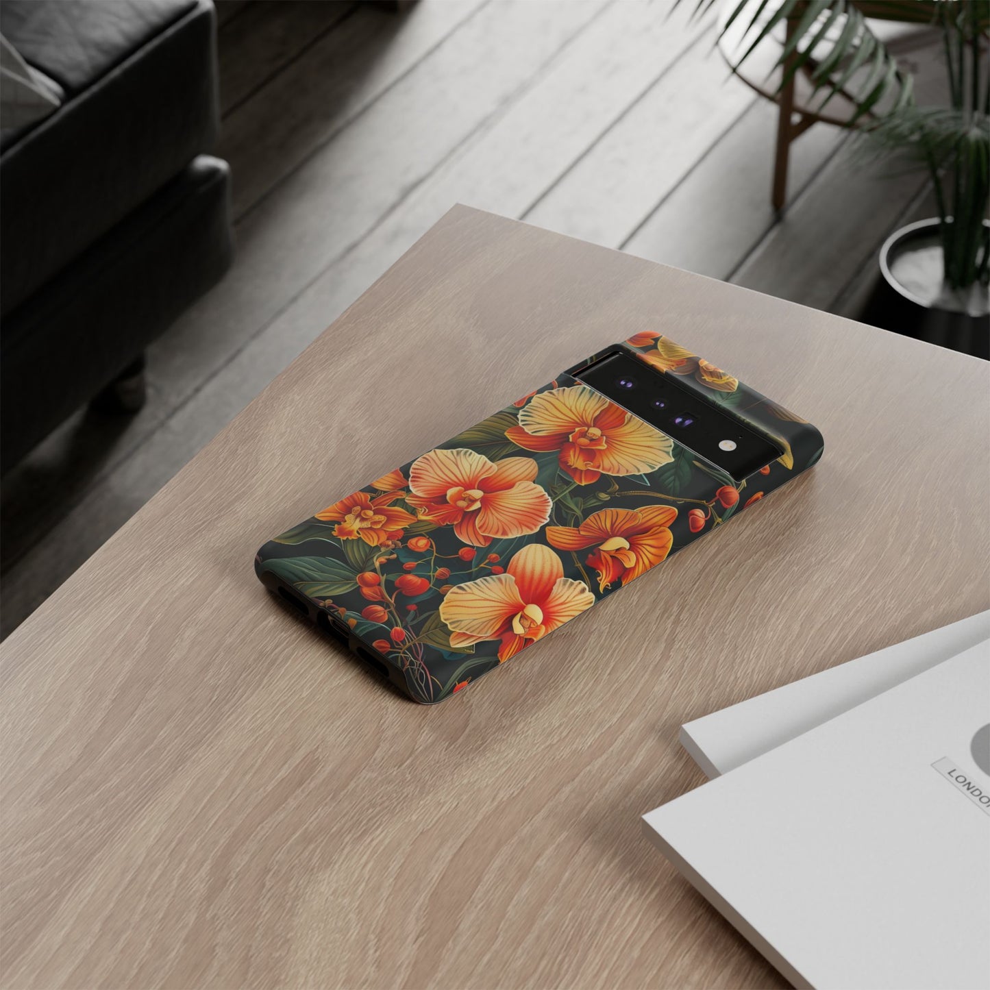 Floral Phone Case - Tough Cases, Protective Cover, Gift for Her, Smartphone Accessory, Floral Design, Nature-Inspired