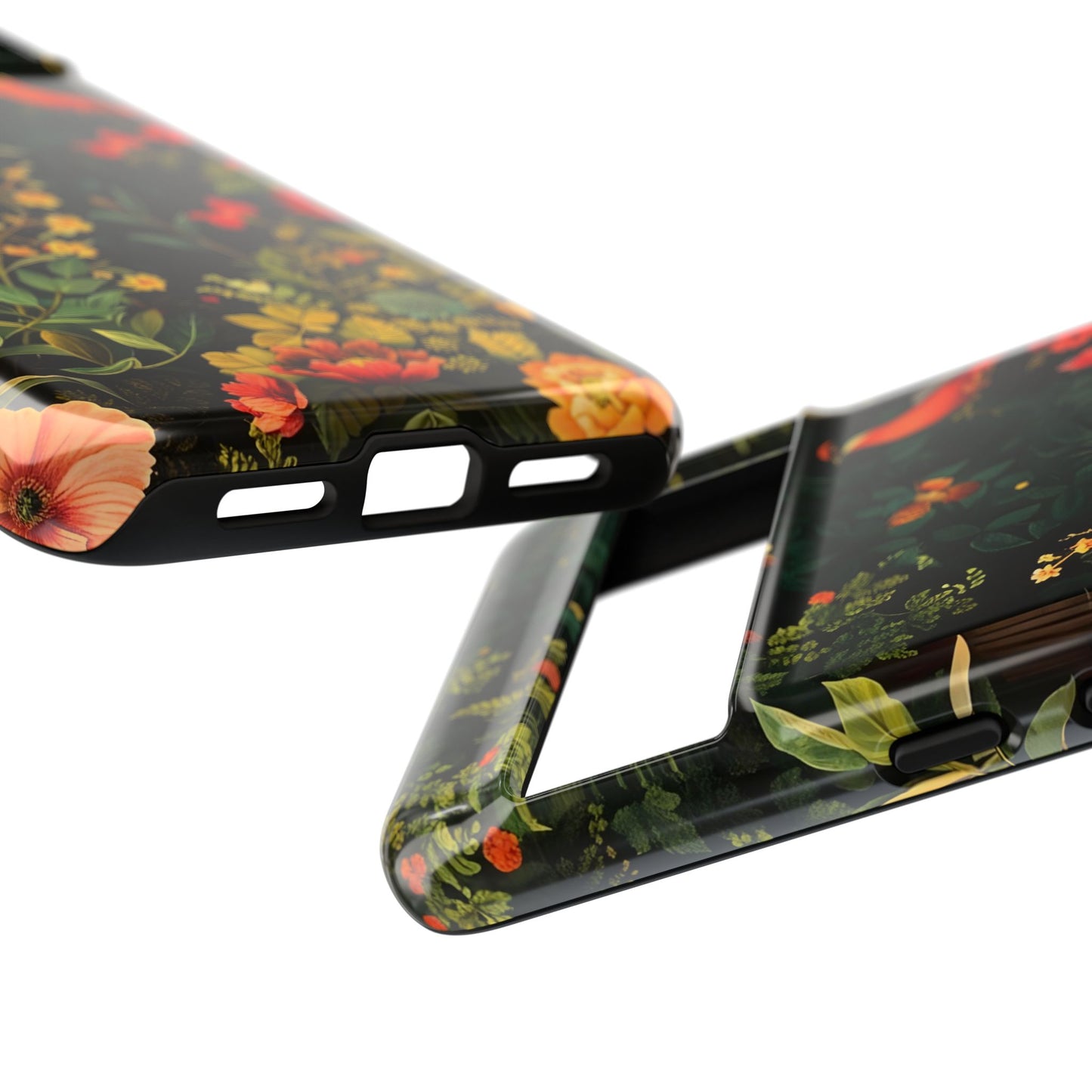 Floral Tough Phone Case, Nature-Inspired Design, Ideal for Garden Lovers, Gift for Birthdays, Christmas, Eco-Friendly Accessory