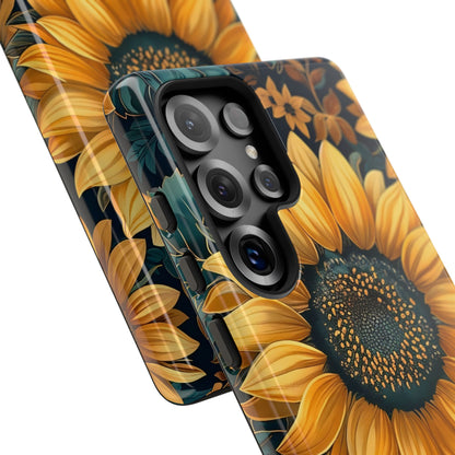 Sunflower Phone Case - Bright Floral Design, Stylish Tough Cover for Sunflower Lovers, Gift for Plant Enthusiasts, Mom Gift, Nature Lovers