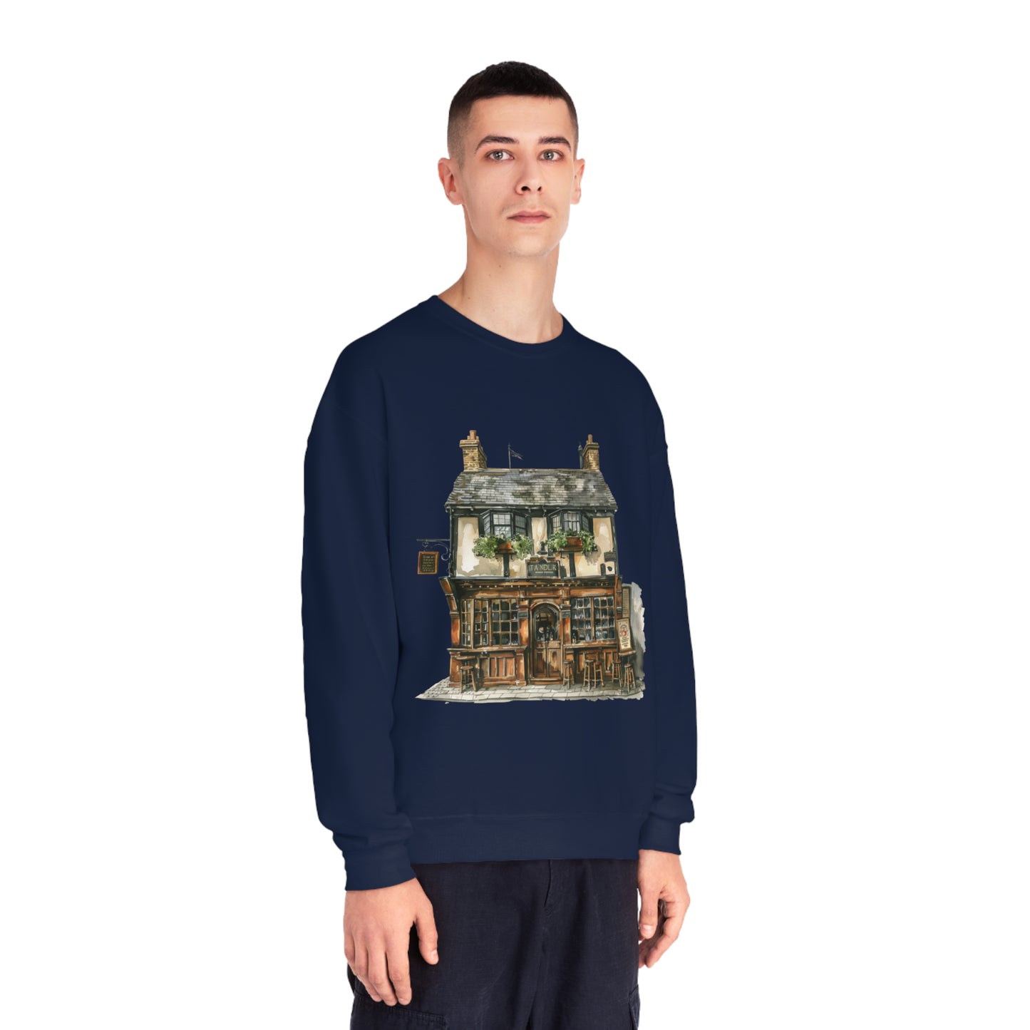 Unisex NuBlend® Crewneck Sweatshirt - Charming British House