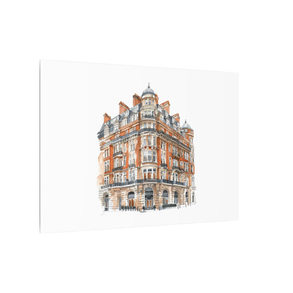 Artistic Matte Canvas Print of Historic Building, Wall Art Decor, Home Interior, Unique Gift, Fine Art, Architecture Lover, Urban Design