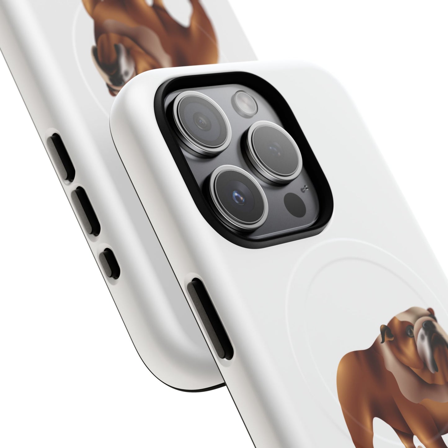 Custom Bulldog Tough Magnetic Case for iPhone, Pet Lover Gift, Durable Phone Protection, Unique Bulldog Design, Dog Owner Accessories