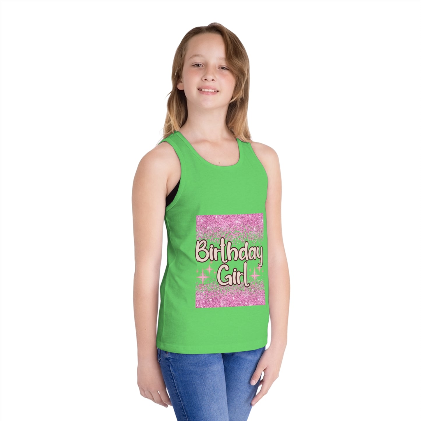 Birthday Girl Jersey Tank Top