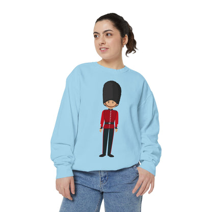 Unisex Garment-Dyed Sweatshirt - Cornwall’s Pride - Red Jacket at the Army Museum