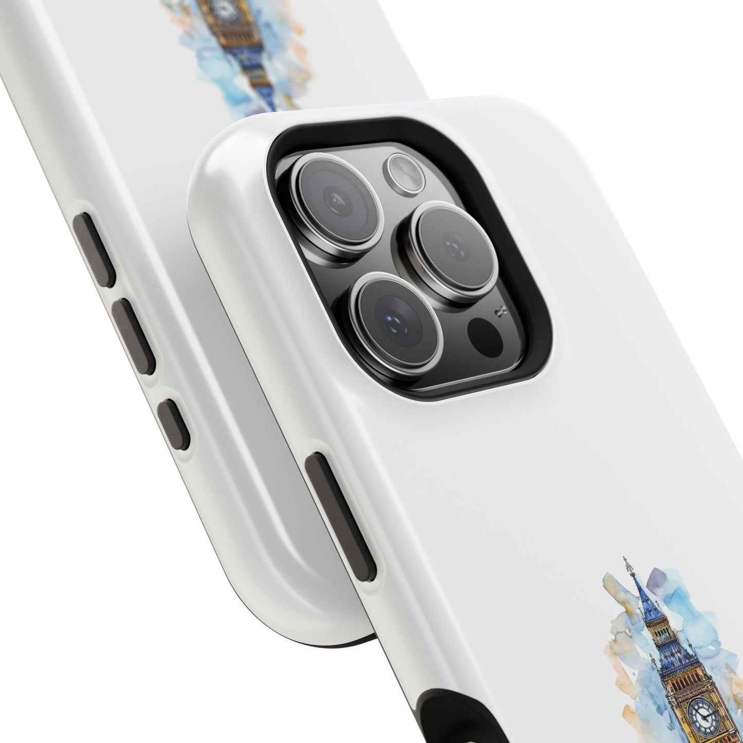 Artistic Magnetic Phone Cases with Iconic Designs, Unique Cell Phone Cover, London Tower Case, Gift for Travelers, Customizable Art Cases