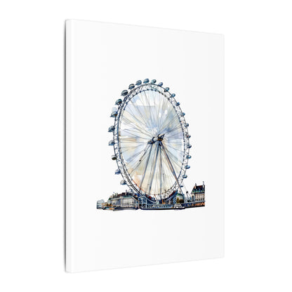 London Eye Canvas Print, Wall Art Decor, Travel Gift, Home Decoration, Unique Art Piece