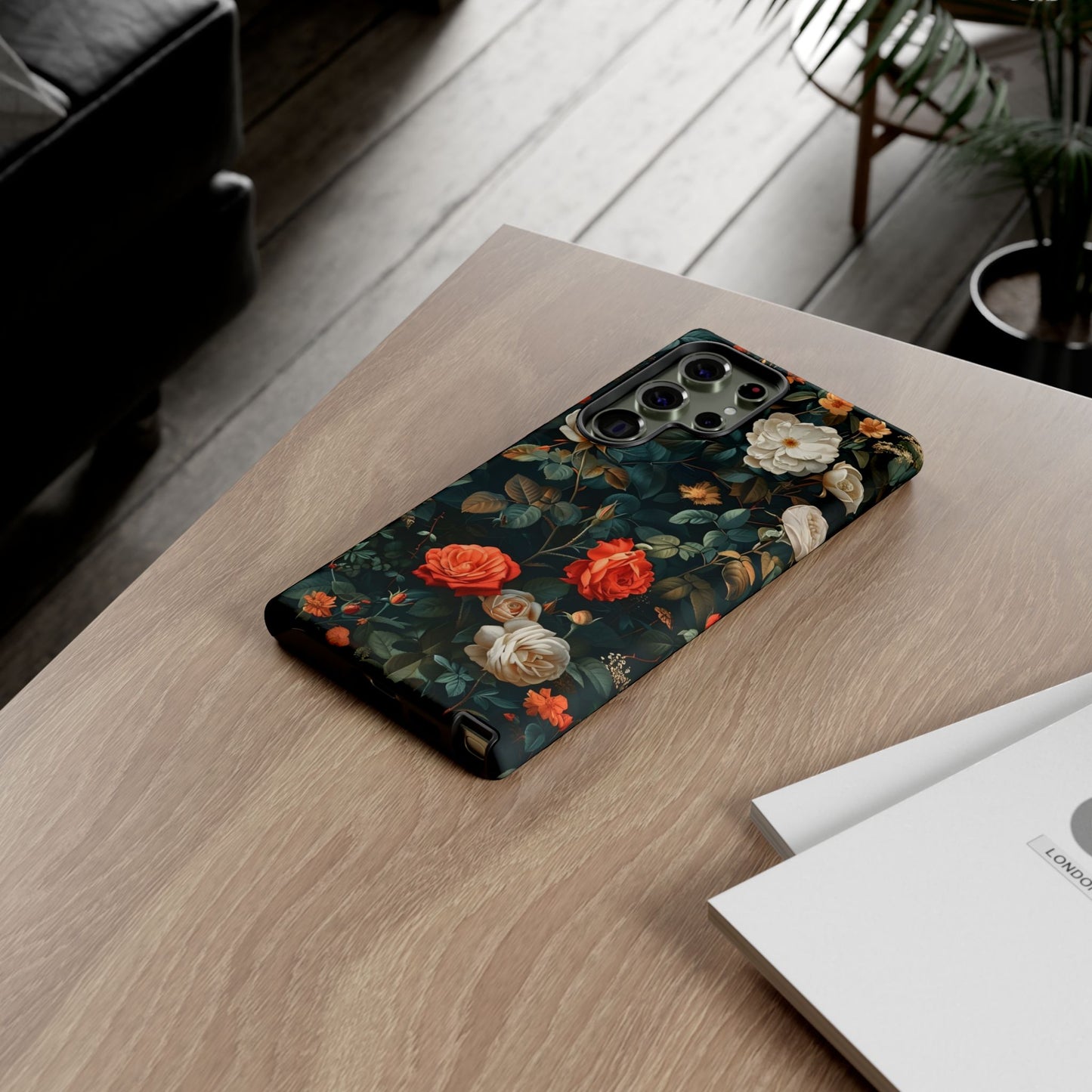 Floral Phone Case | Tough Cases with Elegant Design | Gift for Her, Mother's Day, Birthdays, Personalized, Trendy Tech Accessories