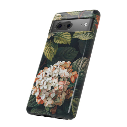 Floral Phone Case - Tough Cases, Nature Lover Gift, Floral Design, Botanical Phone Cover, Stylish Cellphone Accessory, Mother's Day Gift