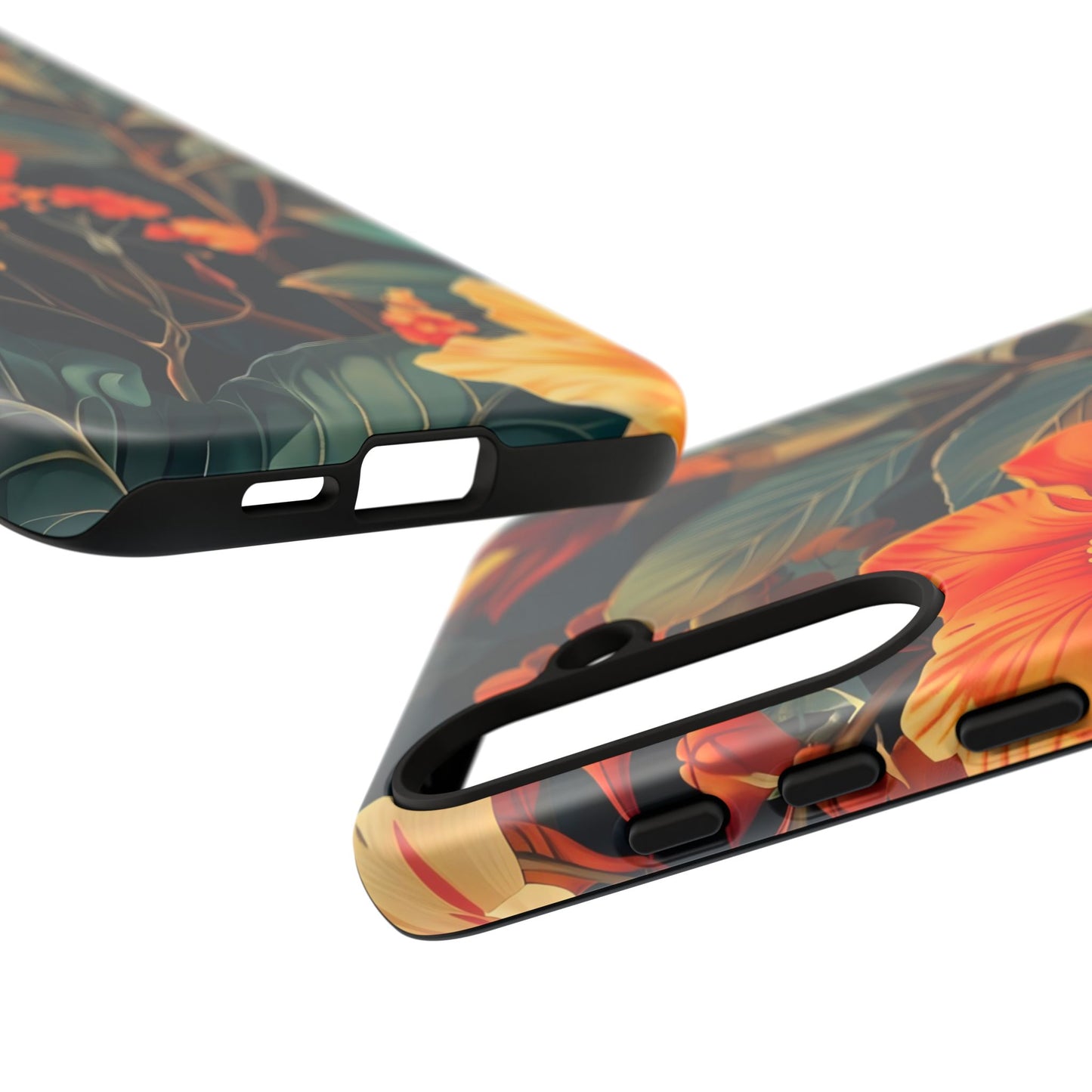 Tough Floral Phone Case | Tropical Vibe, Gift for Nature Lovers, Summer Beach Accessory, Floral Pattern, Trendy Phone Accessories