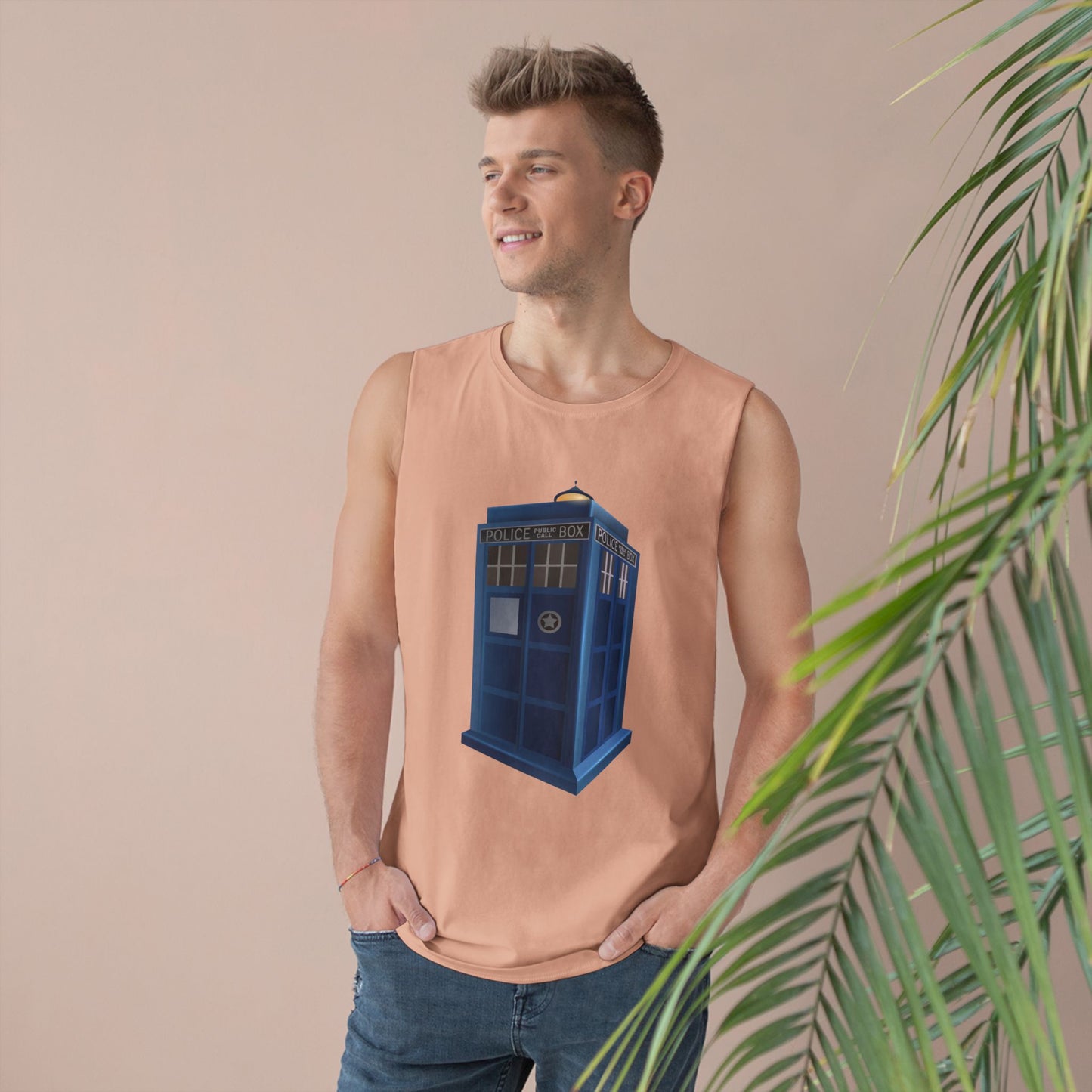 Unisex Barnard Tank - British Police Public Call Box - Iconic TARDIS