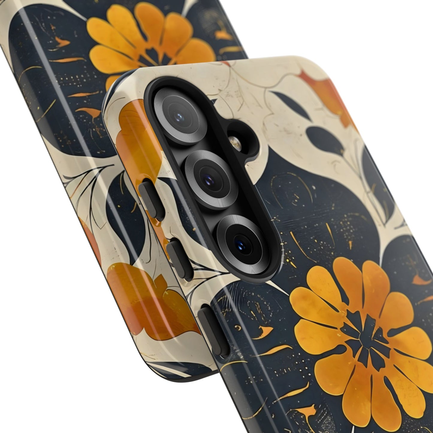 Floral Phone Case - Tough Cases, Botanical iPhone Cover, Vintage Flower Design, Durable Smartphone Protection, Unique Gift Idea