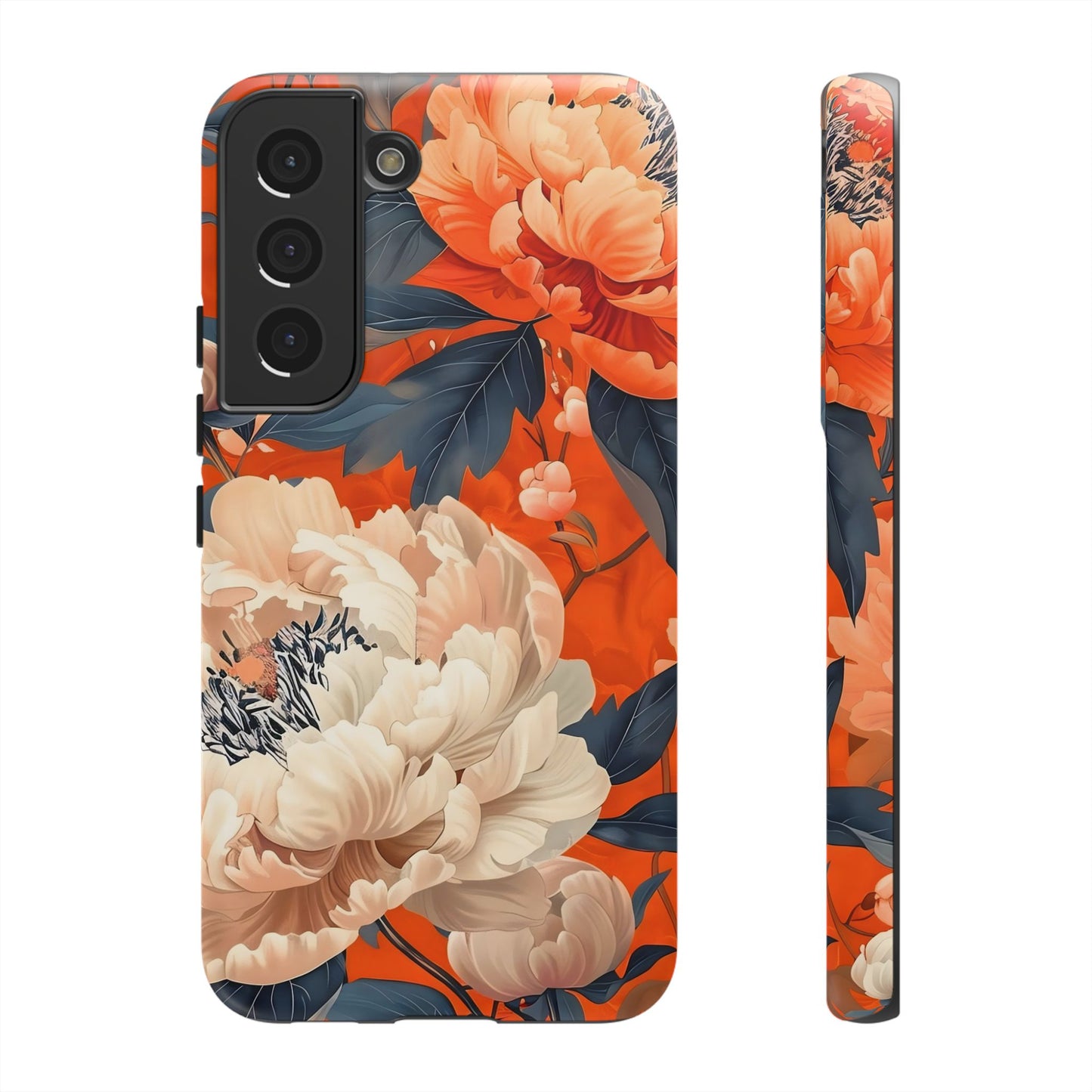 Floral Tough Case, Durable Floral Phone Case, Stylish Protection Case, Gift for Her, Spring Accessories, Mother’s Day Gift