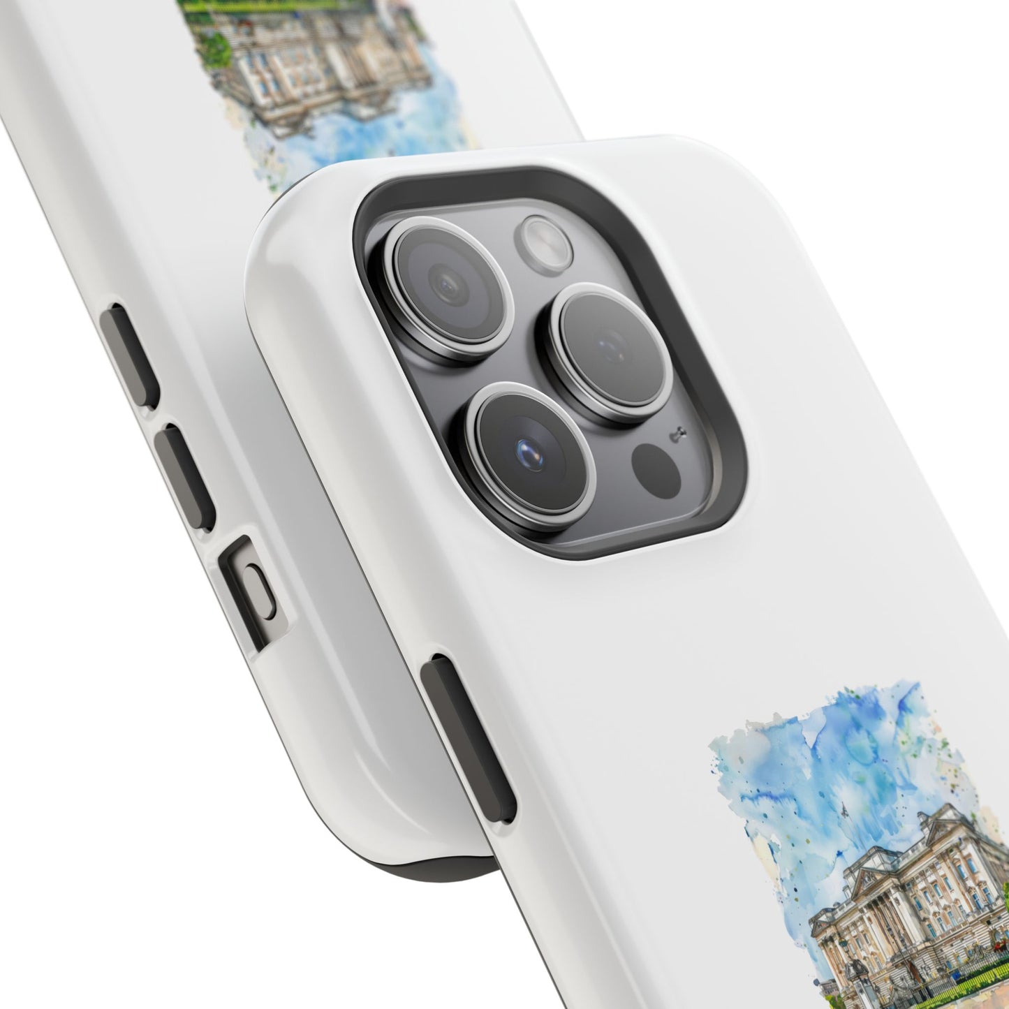 Artistic Magnetic Phone Case, Custom Tough Case, Unique Phone Cover, Gift for Travelers, Landscape Design, Protective Case