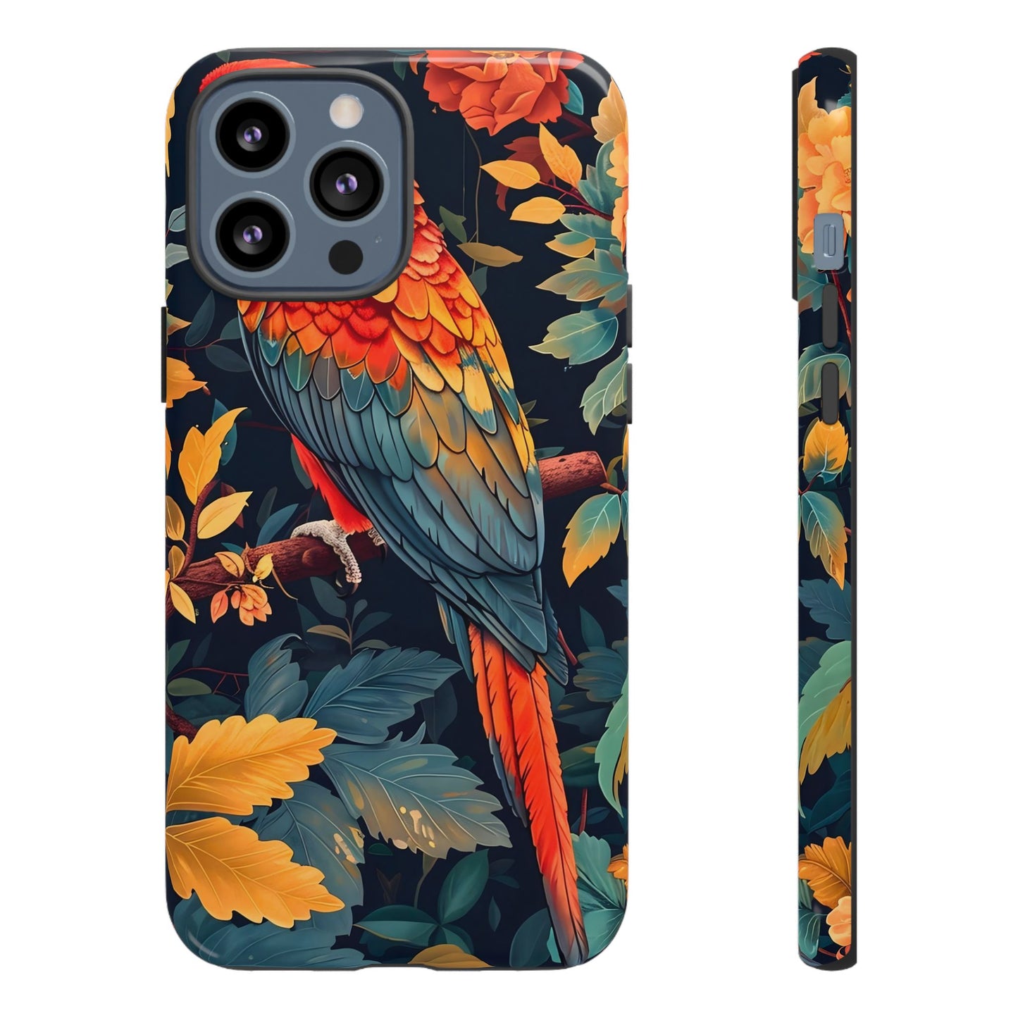 Vibrant Parrot Phone Case - Tough, Stylish, Nature-Inspired, Tropical, Wildlife, Perfect Gift, Summer Vibes