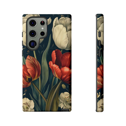 White Flower Tough Cases