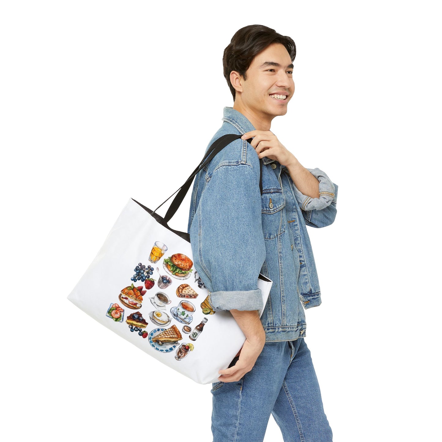 Delicious Weekend Tote Bag, Foodie Gifts, Summer Outing Bag, Travel Tote, Picnic Essentials