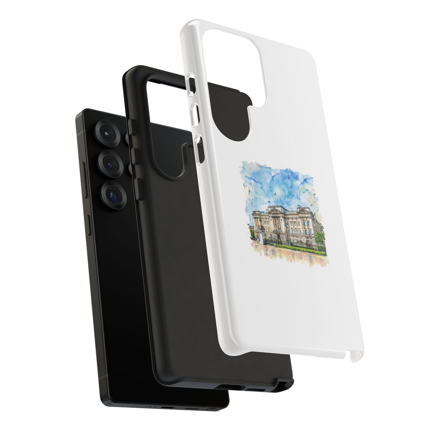 Artistic Phone Case - Watercolor Architecture Design