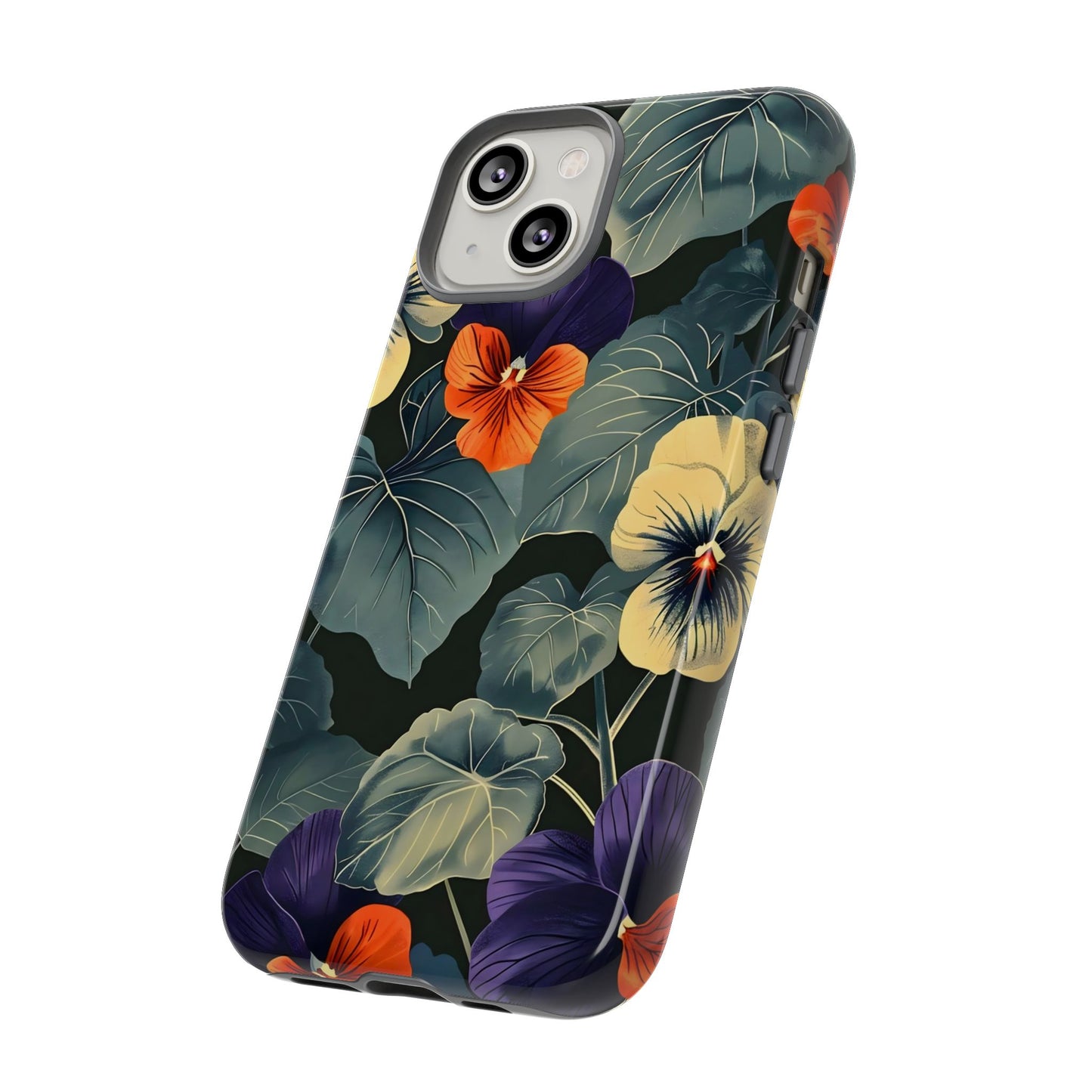 Tough Cases Floral iPhone Case, Tough Phone Cover, Stylish Floral Design, Gift for Her, Summer Vibe, Durable Protective Case
