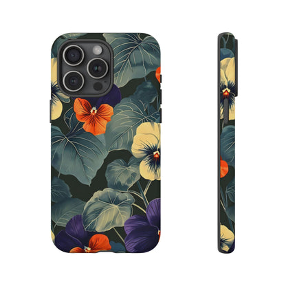 Tough Cases Floral iPhone Case, Tough Phone Cover, Stylish Floral Design, Gift for Her, Summer Vibe, Durable Protective Case