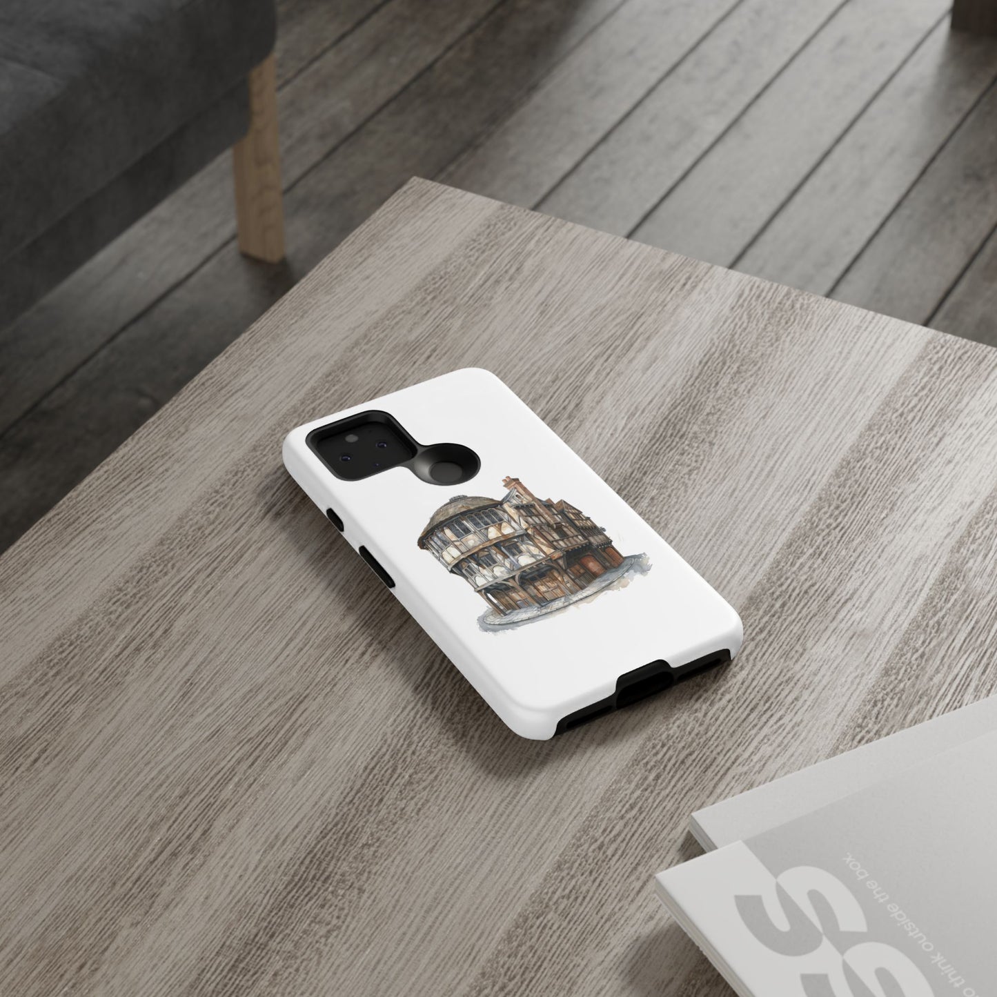 Artistic Phone Case - Tough Cases with Historic Building Design