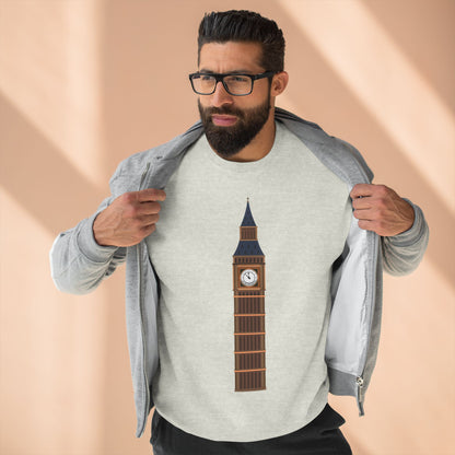 Unisex Crewneck Sweatshirt - Iconic Big Ben Clock Tower
