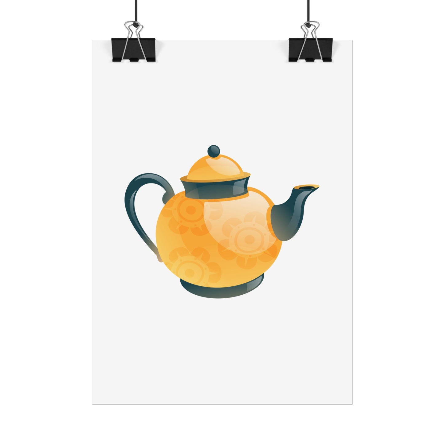 Vintage Tea Pot Rolled Posters