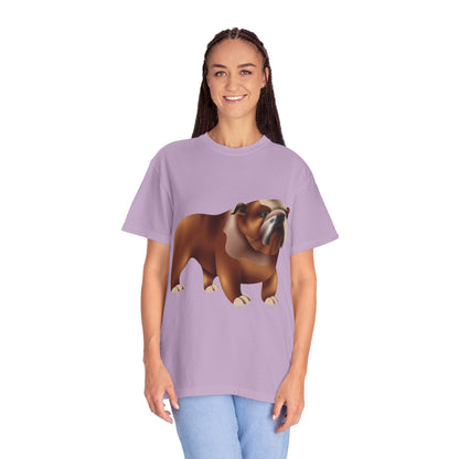 Unisex Garment-Dyed T-shirt - Lovely British Dog