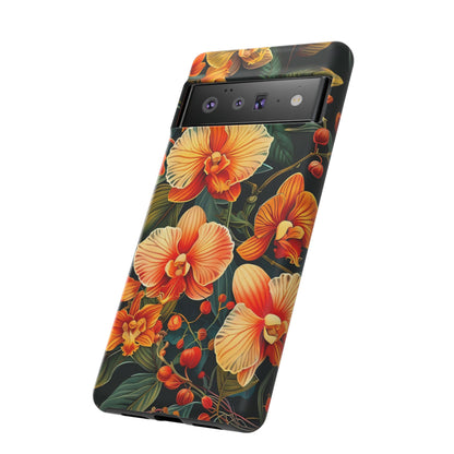 Floral Phone Case - Tough Cases, Protective Cover, Gift for Her, Smartphone Accessory, Floral Design, Nature-Inspired