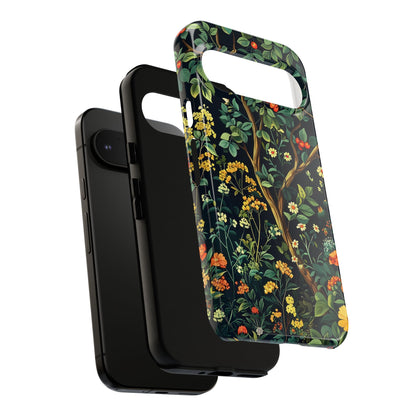 Floral Phone Case - Tough Cases, Colorful Nature Design, Gift for Flower Lovers, Phone Accessory, Unique Cell Phone Cover
