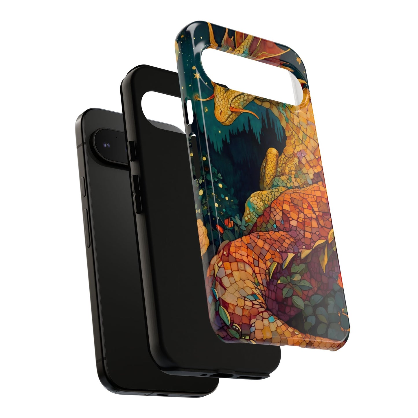 Dragon Art Phone Case, Tough Phone Cover, Fantasy Gift, Unique Mobile Accessory, Dragon Lover Gift, Stylish Protection