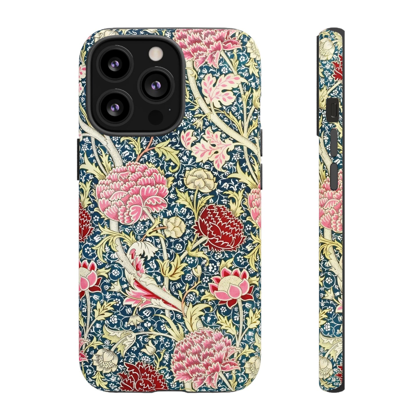 Floral Phone Case, Tough Cases, Durable Phone Cover, Stylish Phone Protector, Gift Idea for Nature Lovers, Floral Pattern Tech Accessories
