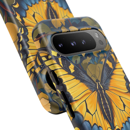 Colorful Butterfly Phone Case, Floral Design, Tough Cases, Protective Cover, Gifts for Nature Lovers, Birthday Present