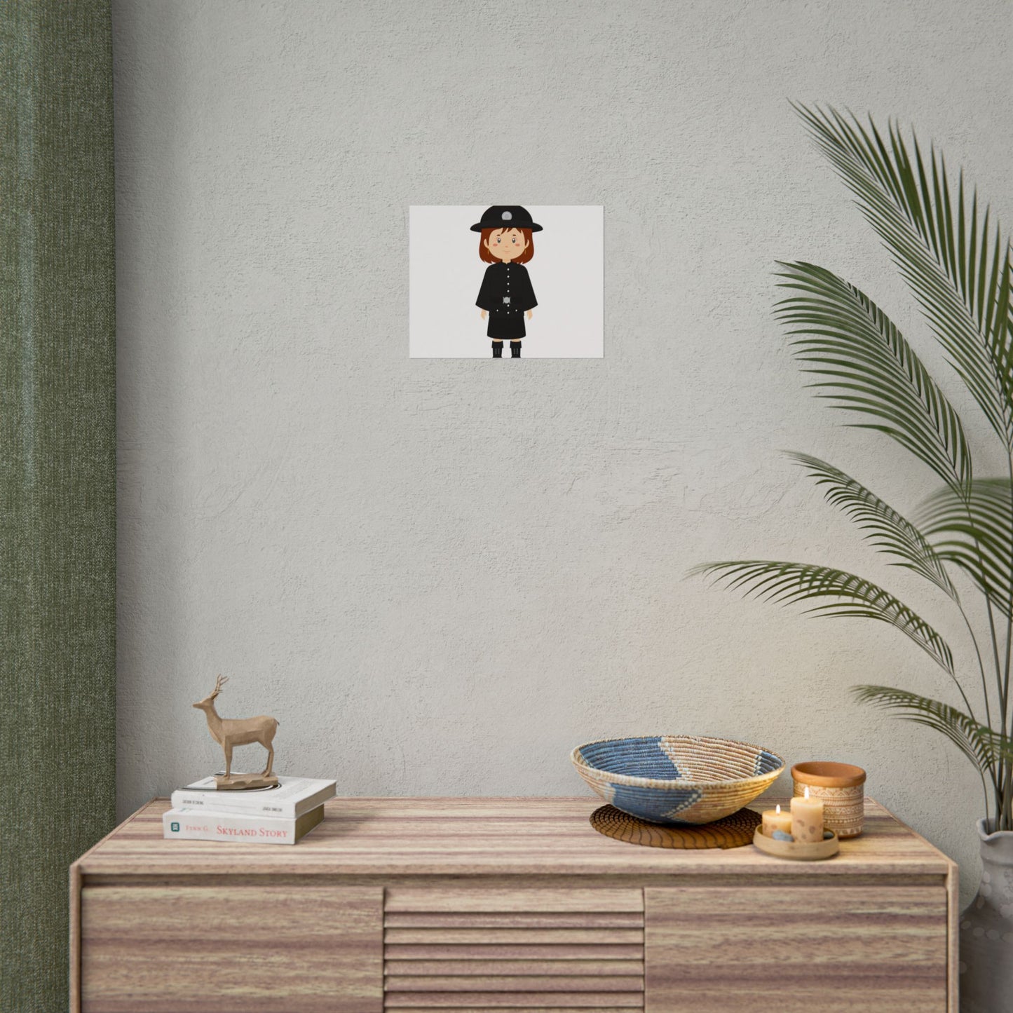 Charming Firefighter Rolled Posters for Kids' Rooms, Playful Wall Art, Fire Safety Decor, Kids' Gifts, Educational Prints