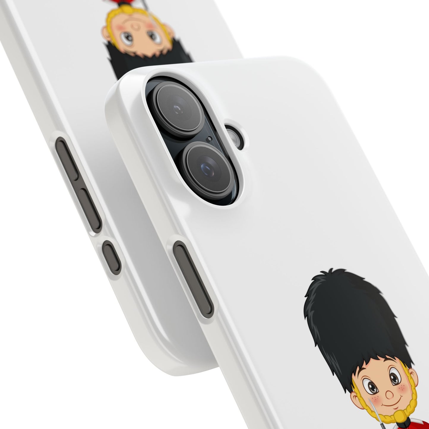 British Guard Slim Phone Cases, Cute Phone Cover, Whimsical Phone Case, Gift for Kids, Unique Phone Accessory, Cartoon Design