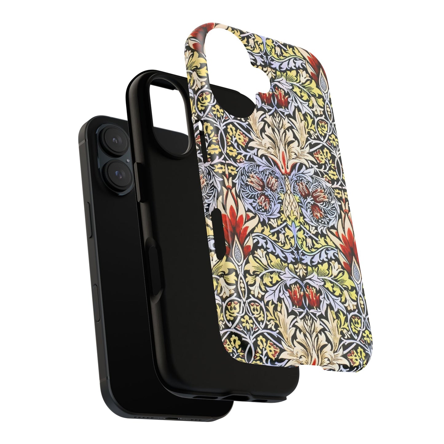 Stylish Phone Case - Floral Design, Tough Cases, Gift for Her, Phone Accessories, Trendy Tech, Unique Cell Phone Cover