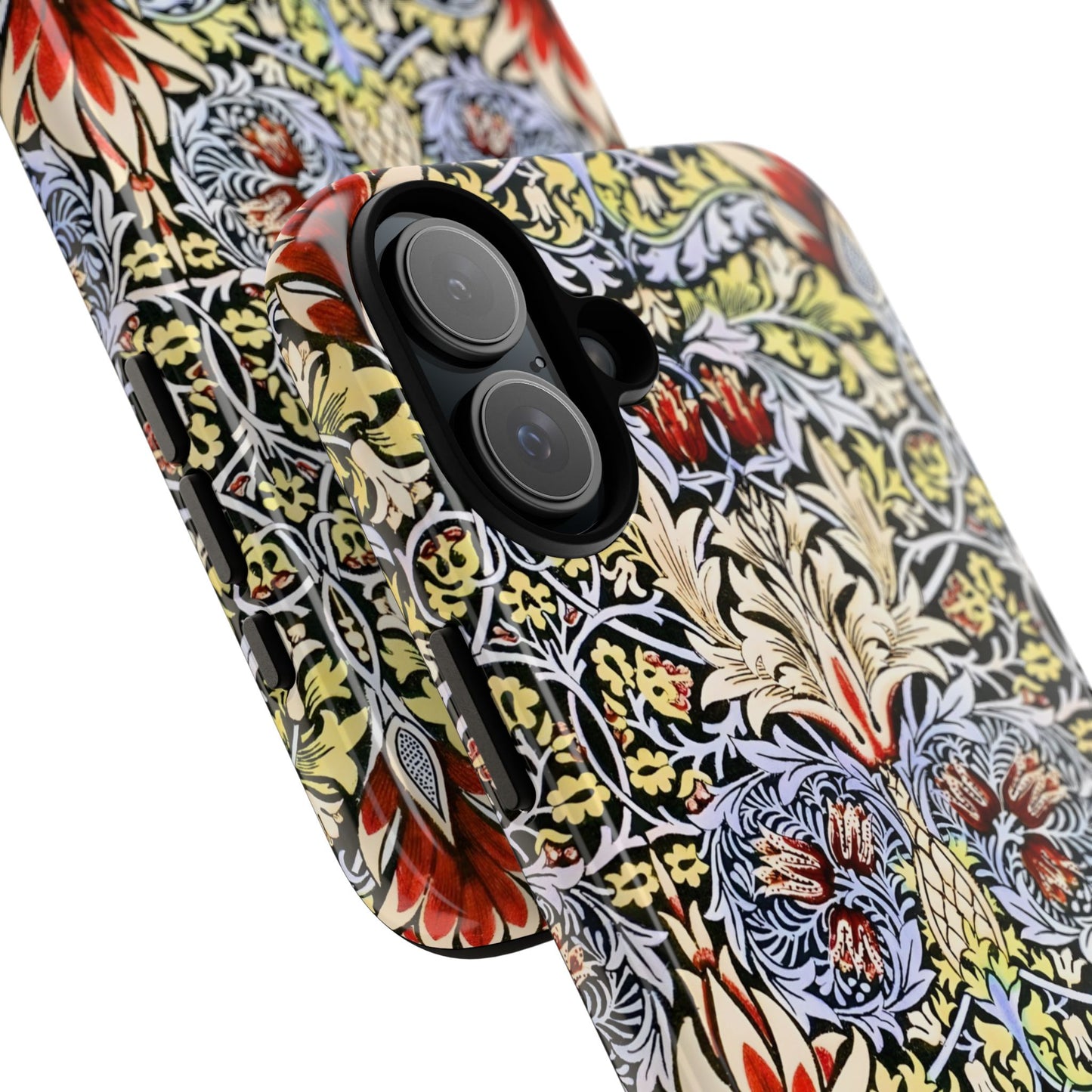 Stylish Phone Case - Floral Design, Tough Cases, Gift for Her, Phone Accessories, Trendy Tech, Unique Cell Phone Cover
