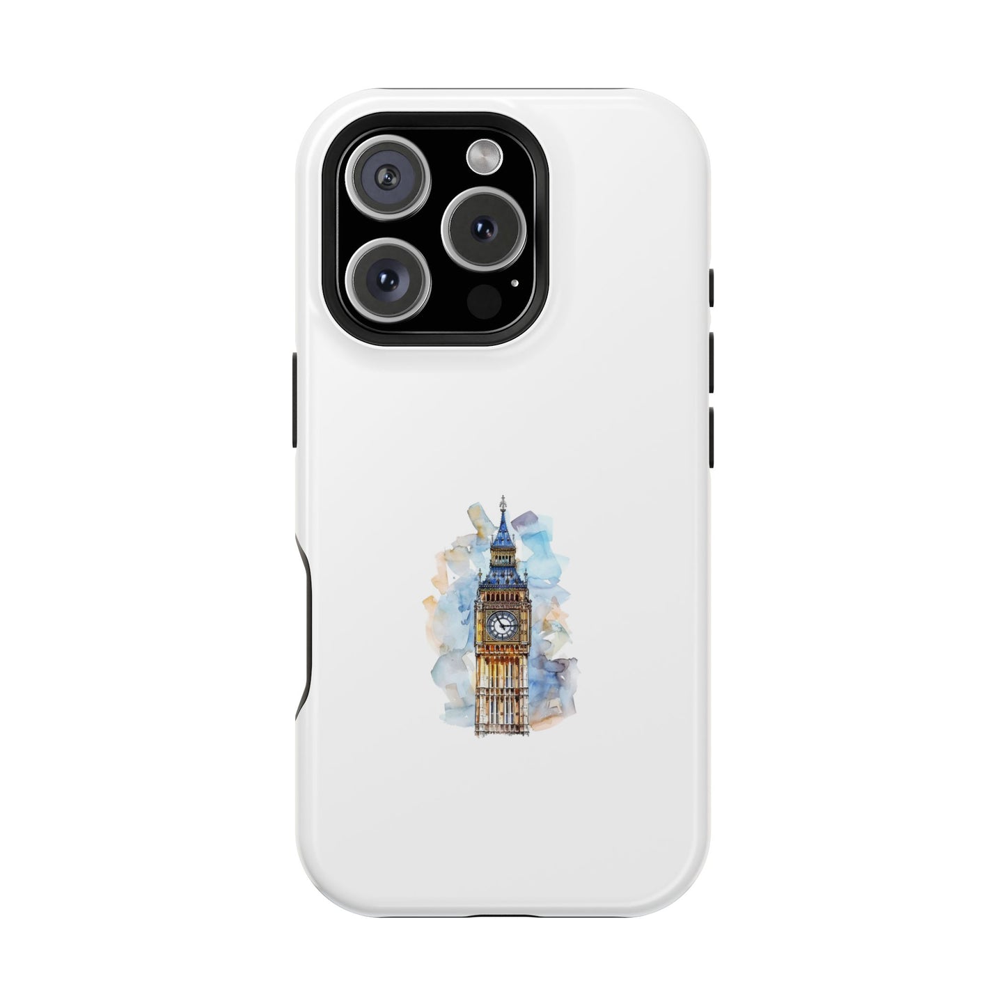 Artistic Magnetic Phone Cases with Iconic Designs, Unique Cell Phone Cover, London Tower Case, Gift for Travelers, Customizable Art Cases